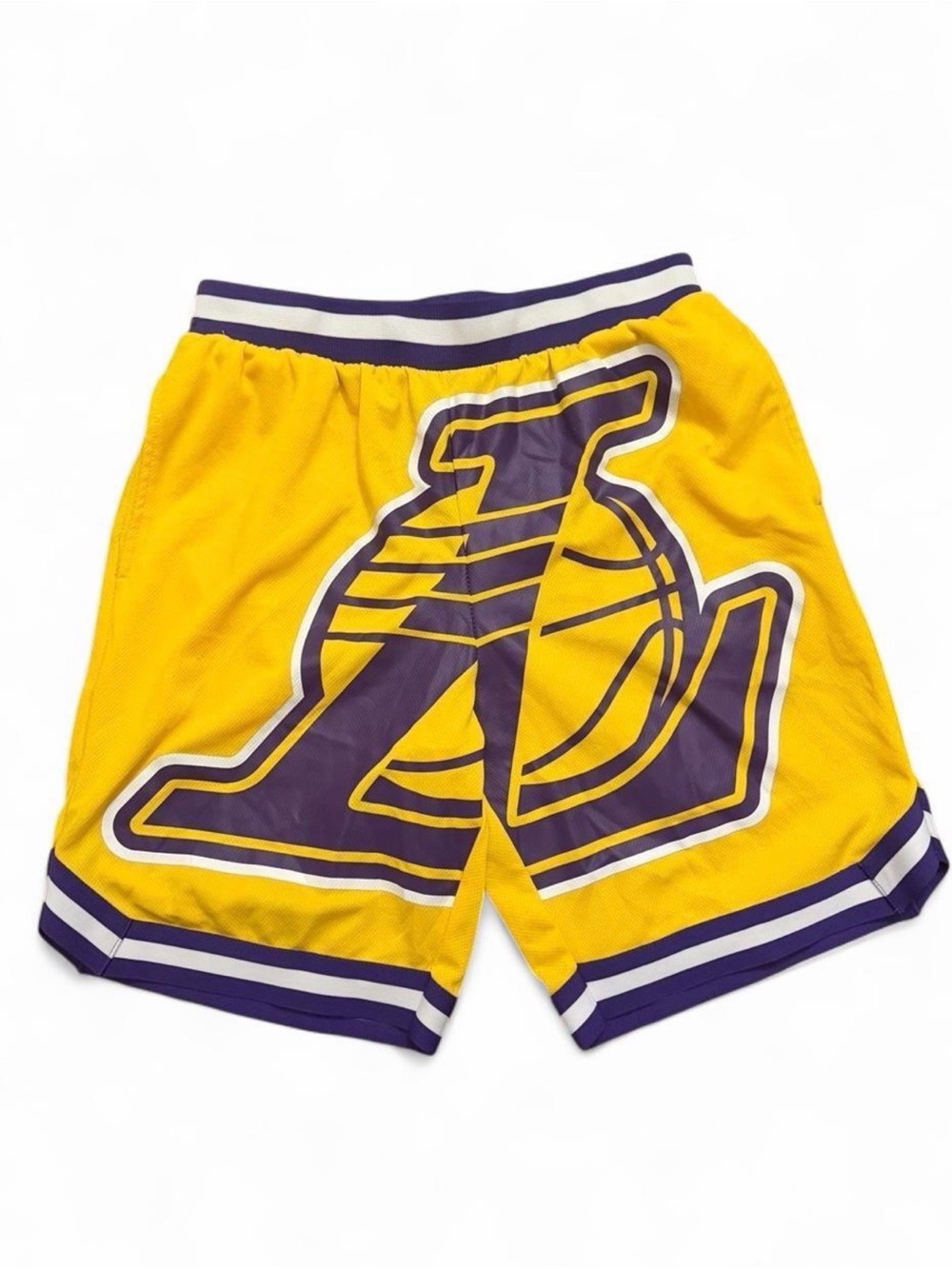 Vintage Game NBA Los Angeles Lakers Basketball Shorts 🏀💜💛